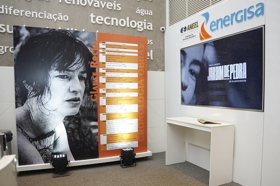 Foto da exposição sobre Glauce Rocha