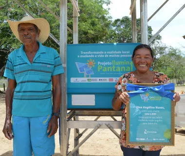 Mil famí­lias são beneficiadas com kits do Ilumina Pantanal