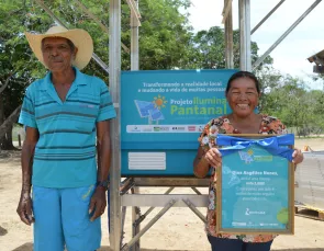Mil famí­lias são beneficiadas com kits do Ilumina Pantanal