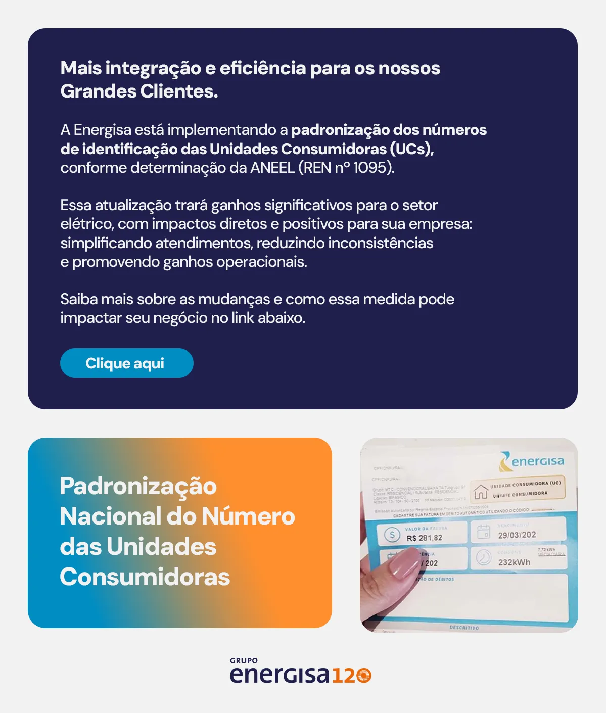 Número de identificação de clientes da Energisa passará por atualização
